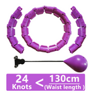 Fitness Ring Adjustable Sport Hoops Abdominal Thin Waist Exercise Detachable Massage Fitness Hoops Gym Home Training Weight Loss